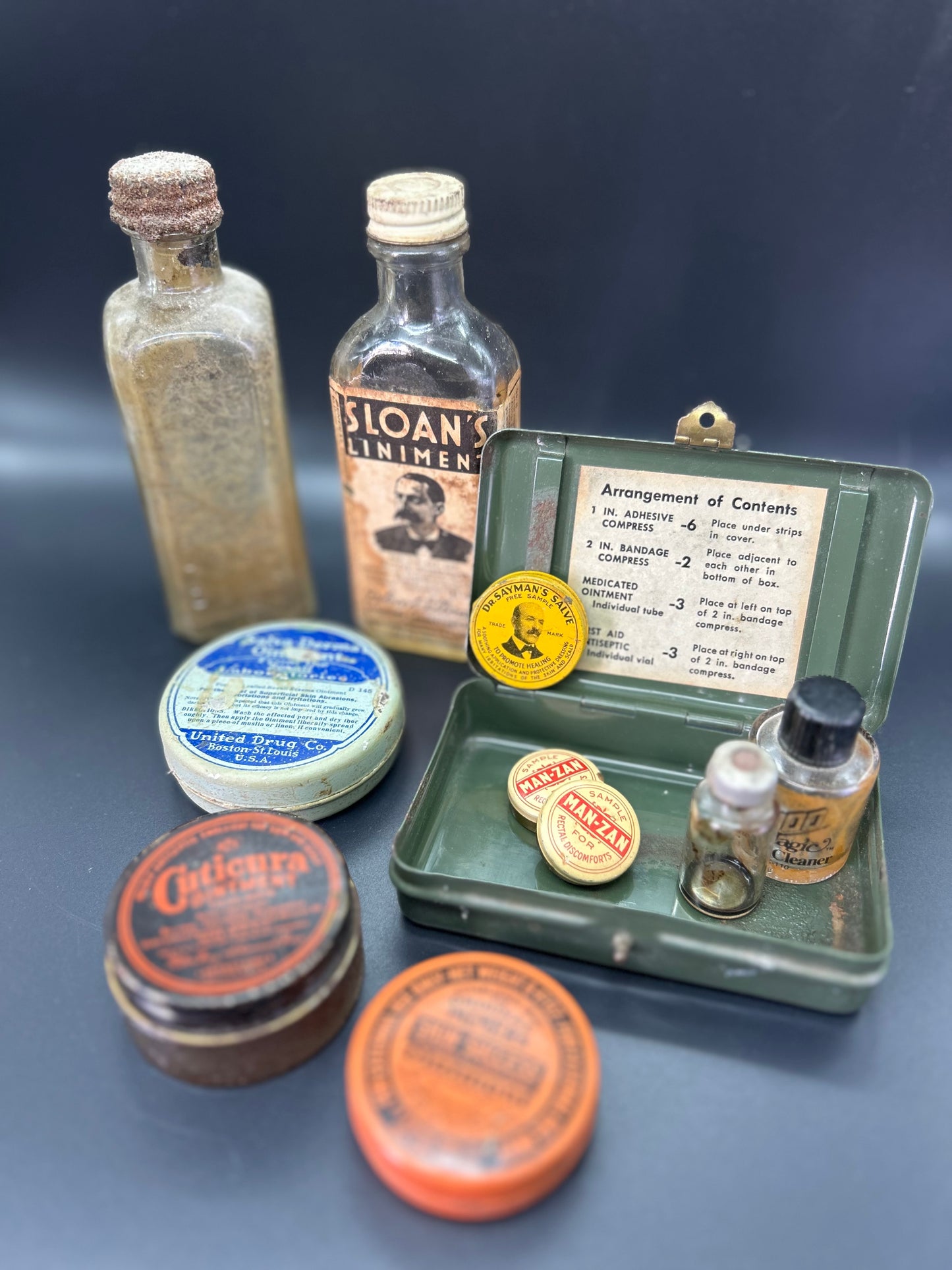 Vintage Tins & Bottles