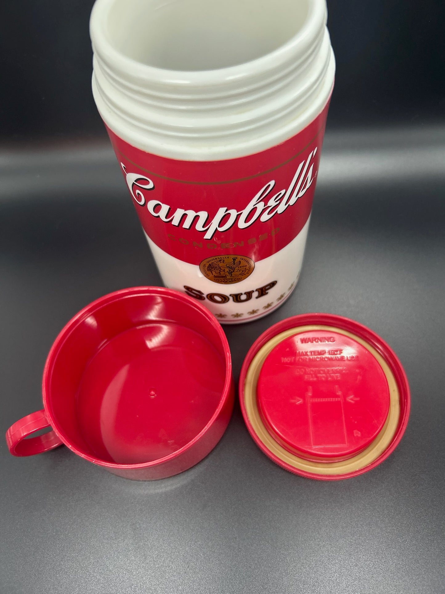 1998 Vintage Campbell’s Condensed Soup Can-Tainer 11.5 oz Travel Thermos