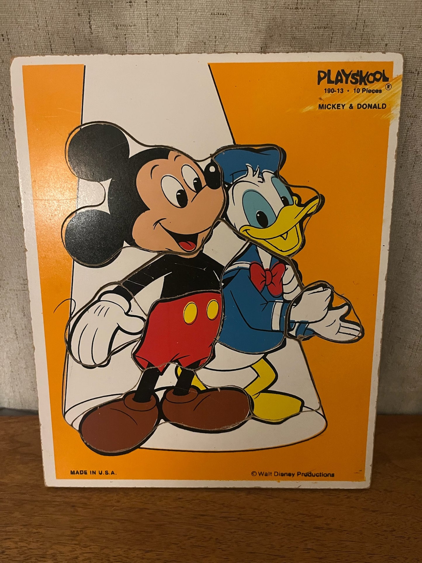 Vintage Lot of Wooden Playskool Puzzles