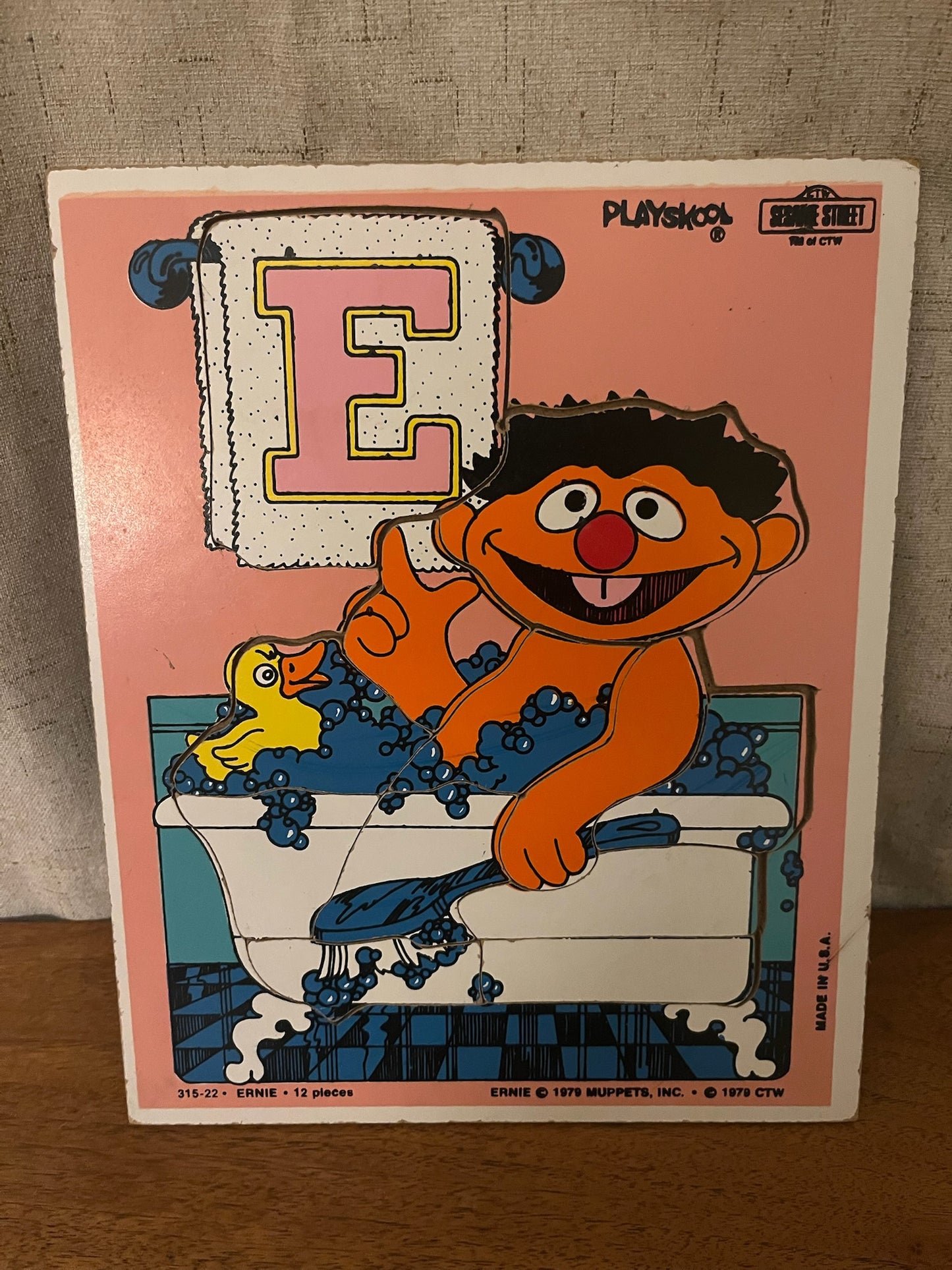 Vintage Lot of Wooden Playskool Puzzles