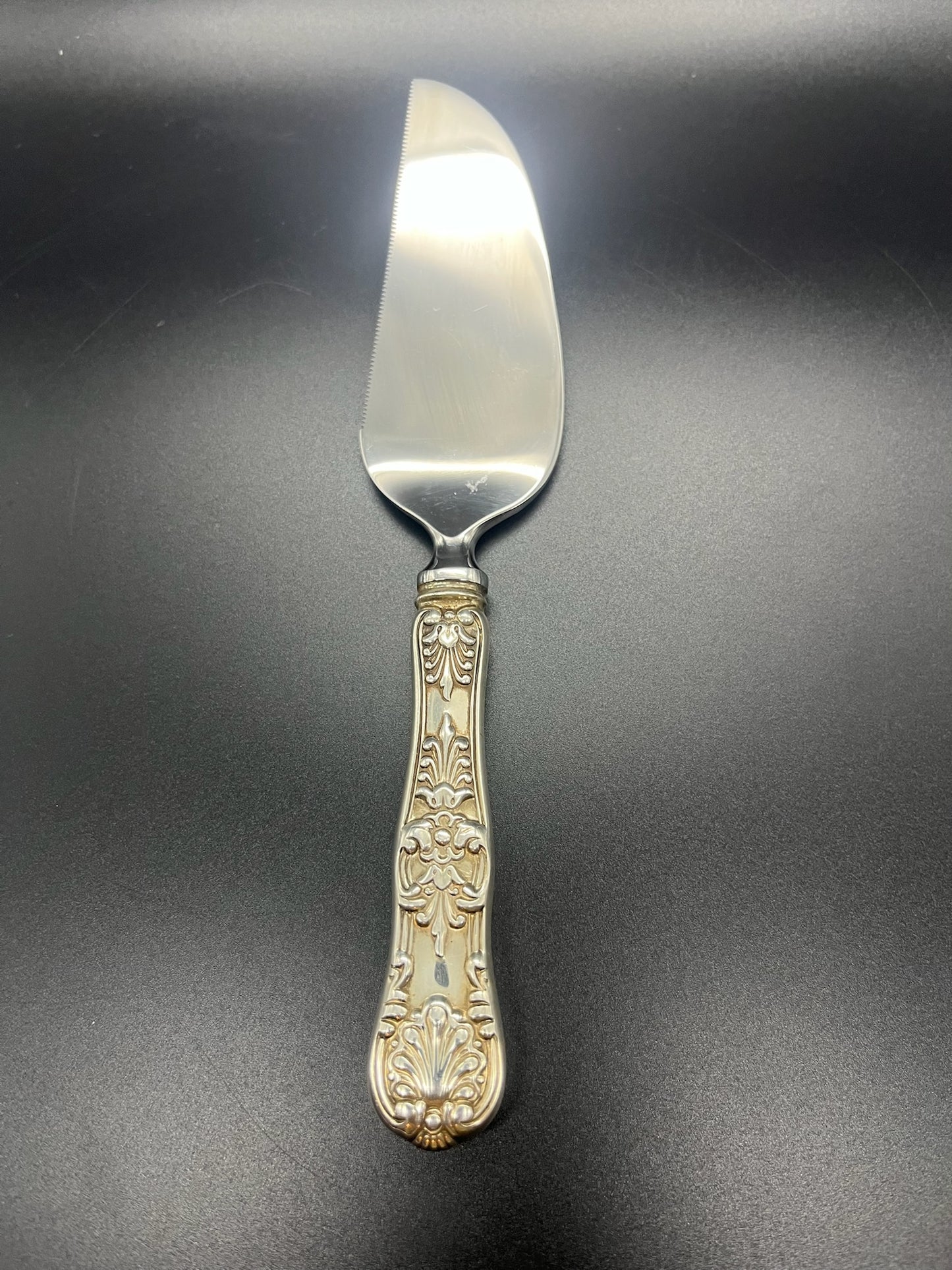 Tiffany & Co. Sterling Silver Cheese Serving Knife and Pouch