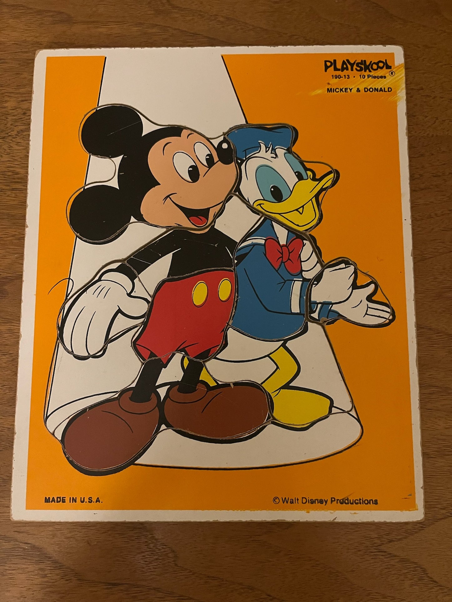 Vintage Lot of Wooden Playskool Puzzles