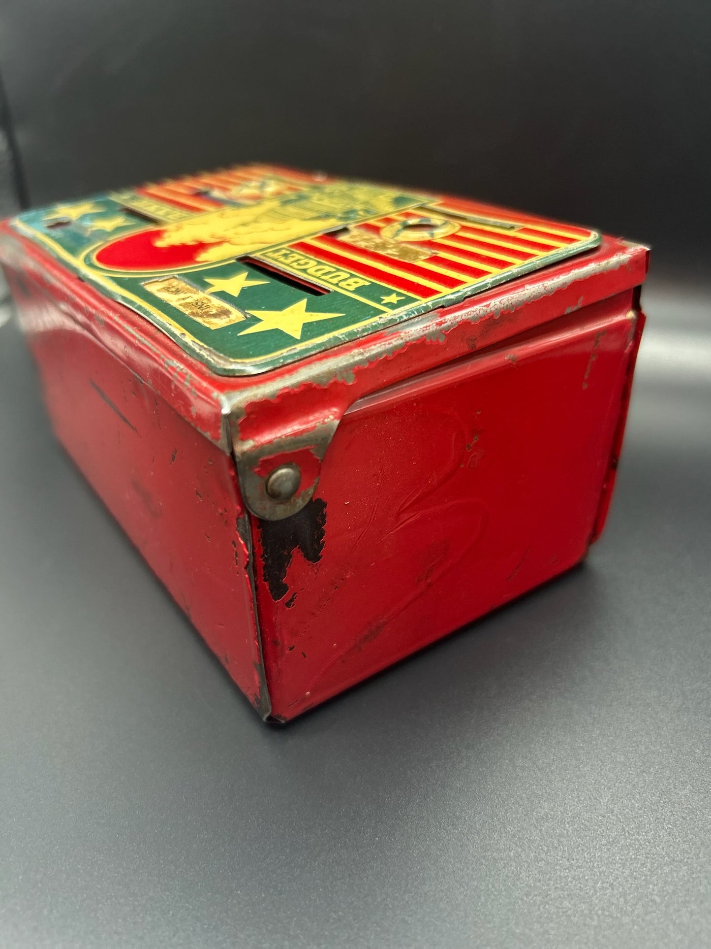 Vintage Marx Toys Budget Bank Collectable Coin Bank White House Made In USA