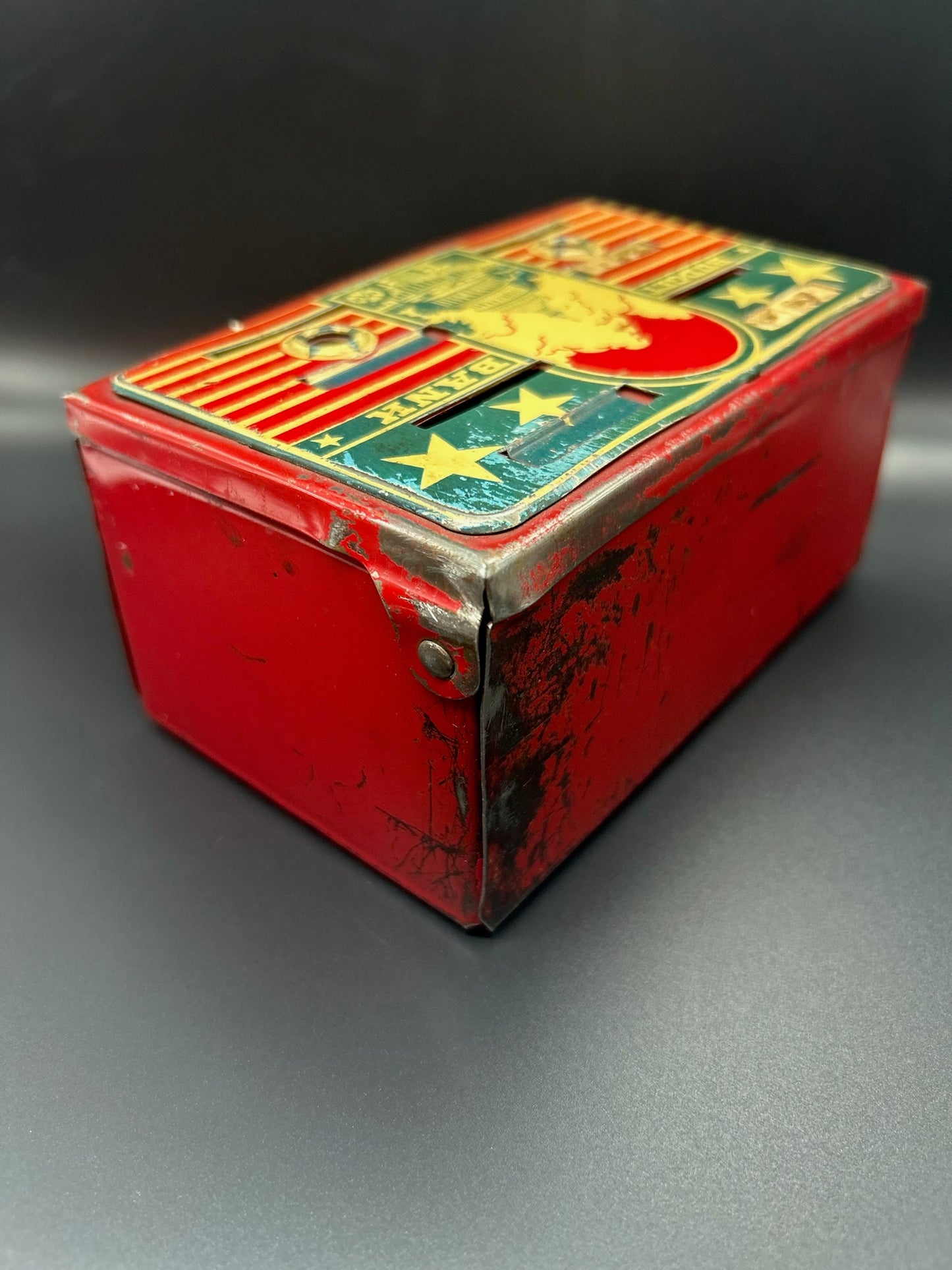 Vintage Marx Toys Budget Bank Collectable Coin Bank White House Made In USA