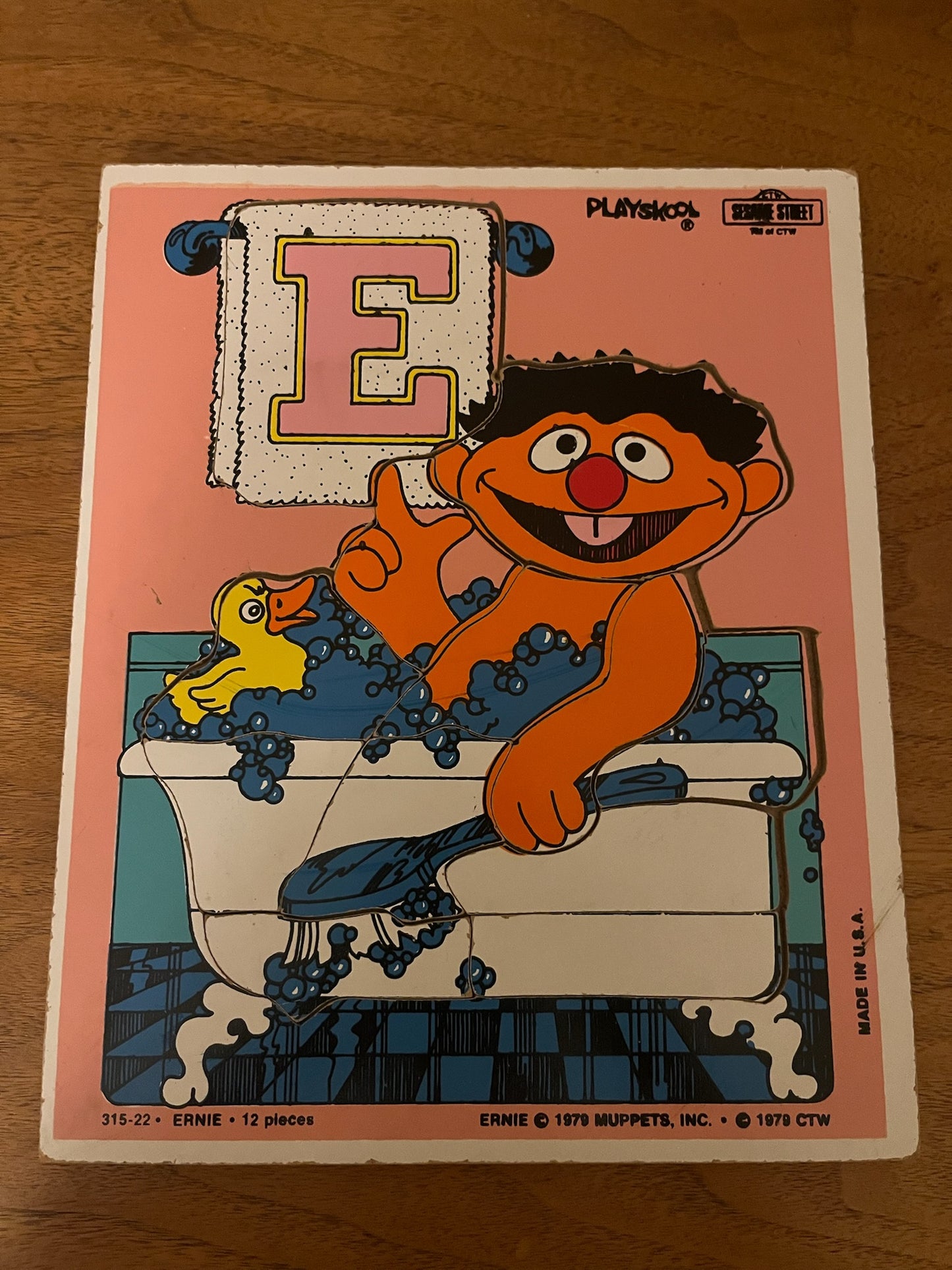 Vintage Lot of Wooden Playskool Puzzles