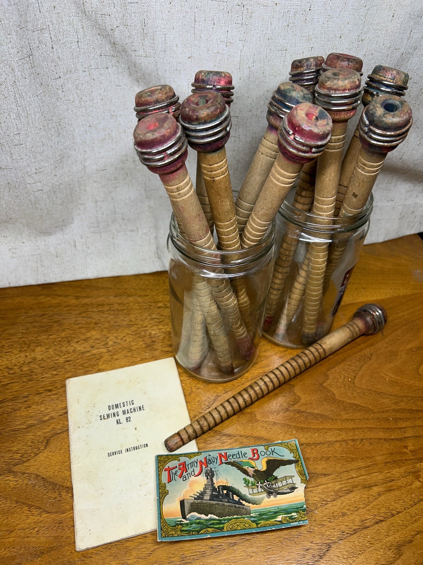 Wooden Bobbin Spools