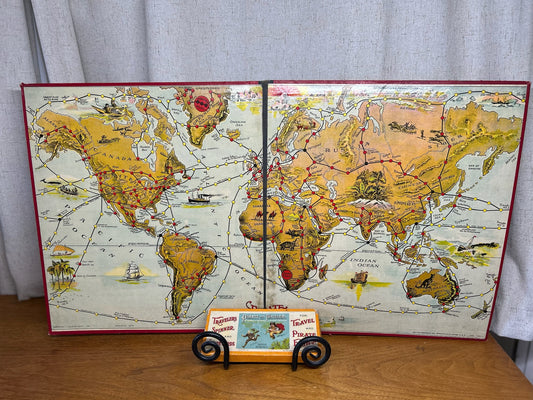 Vintage 1911 Pirate and Traveler Board Game