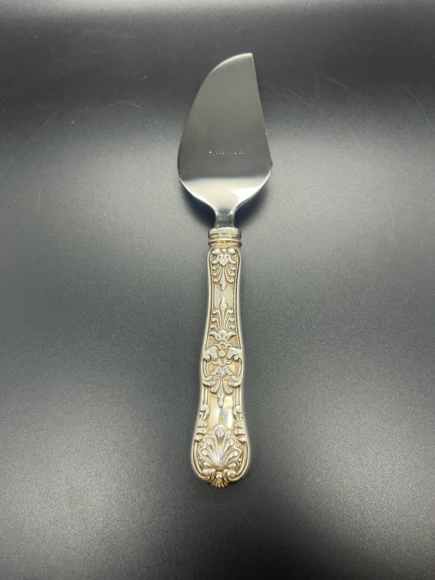 Tiffany & Co. Sterling Silver Cheese Serving Knife and Pouch