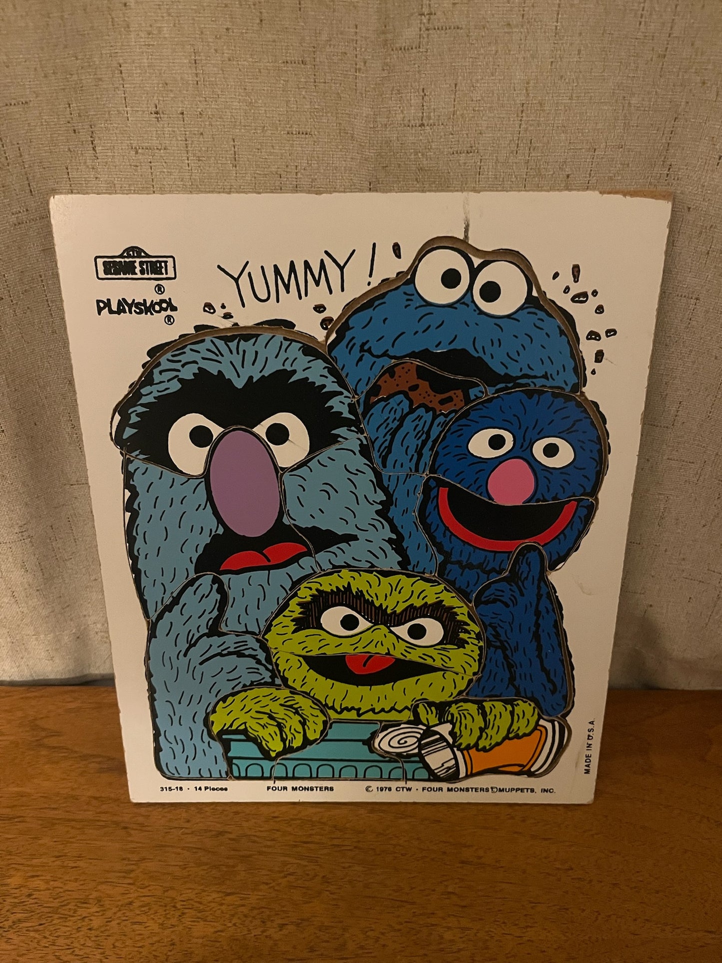 Vintage Lot of Wooden Playskool Puzzles